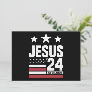 Jesus Kristus 2024 President USA: s valpolitik Inbjudningar