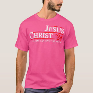 Jesus Kristus 24 Endast Jesus kan Spara denna nati T Shirt