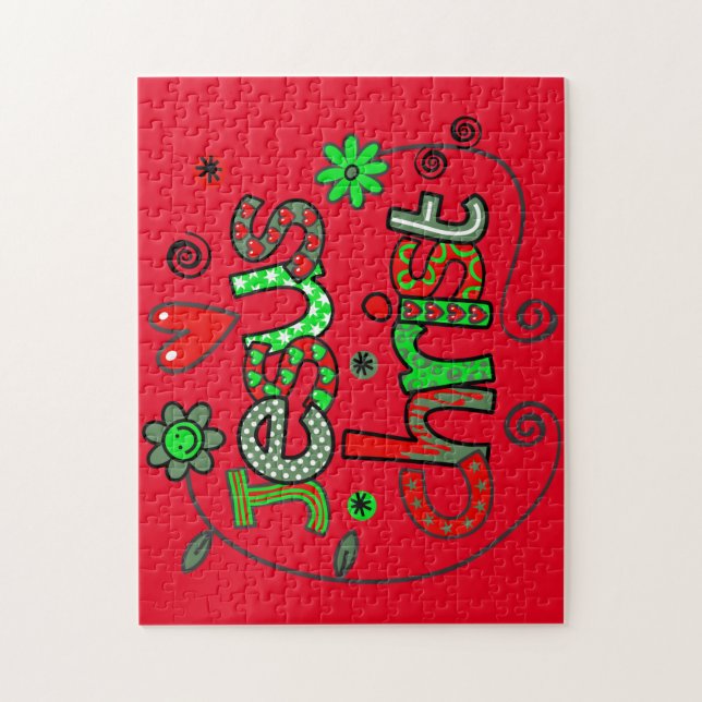 Jesus Kristus 252 Jigszawa Puzzle Pussel (Vertikal)