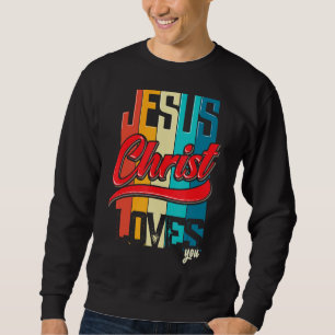 Jesus Kristus älskar dig för kristna kvinnor och m Lång Ärmad Tröja