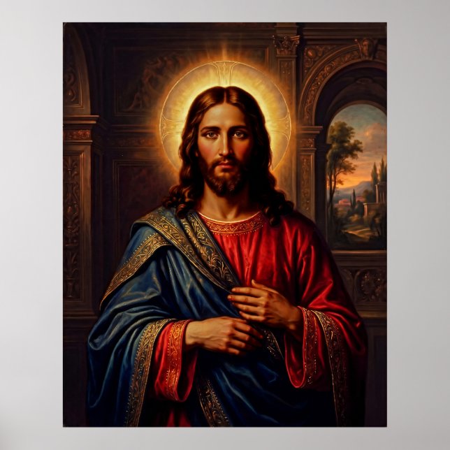 Jesus Kristus älskar dig Poster (Framsidan)