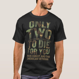 Jesus Kristus American Veteran Christian Combat T Shirt
