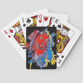 Jesus Kristus Ansikte helig Abstrakt Casinokort