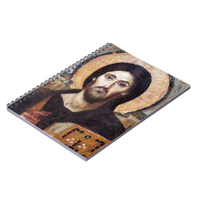 Jesus Kristus Anteckningsbok Med Spiral (Vänstra Sidan)