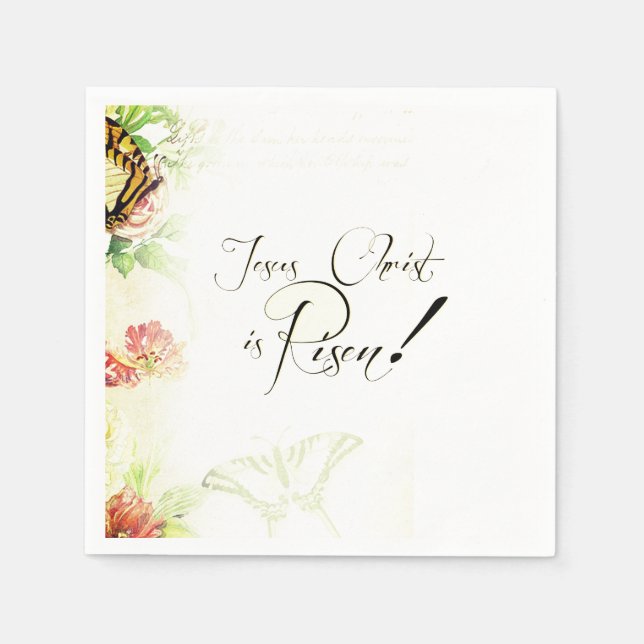 Jesus Kristus är ersatt Napkins Pappersservett (Framsidan)