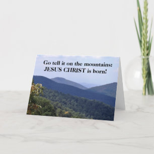 Jesus Kristus är född! Helgkort