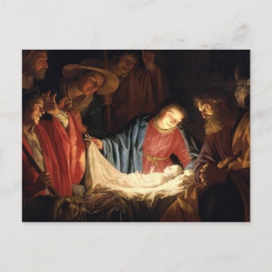 Jesus Kristus är född i jul Vykort