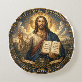 Jesus Kristus är Herre Rund Kudde