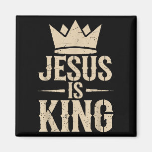 Jesus Kristus är Kung Christian Manar God son T Magnet
