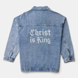 Jesus Kristus är Kung - gotisk grunge eroderad sti