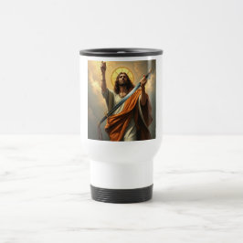 Jesus Kristus är Kung Stålresemugg Resemugg