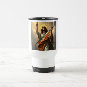 Jesus Kristus är Kung Stålresemugg Resemugg