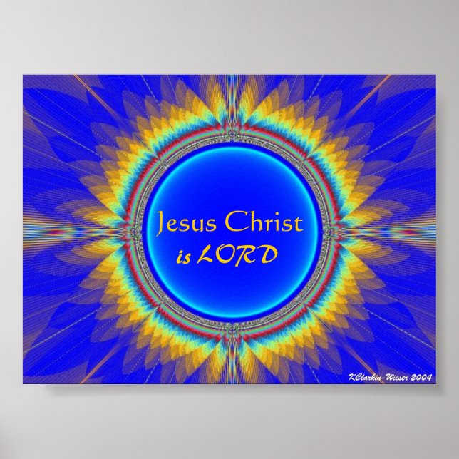 Jesus Kristus är LORD Poster (Framsidan)