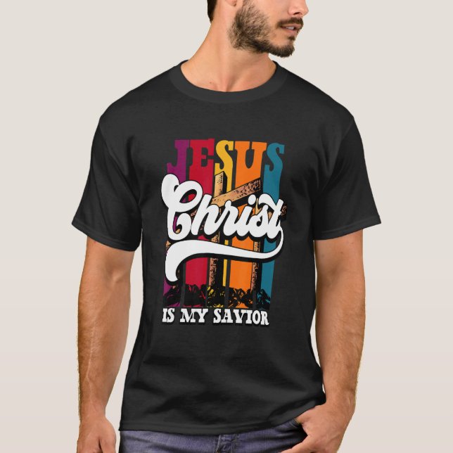 Jesus Kristus är min frälsare Christian 1 T Shirt (Framsida)