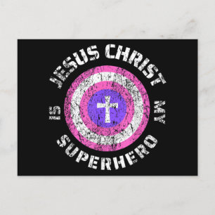 Jesus Kristus är min superhjälte Jesus Vykort