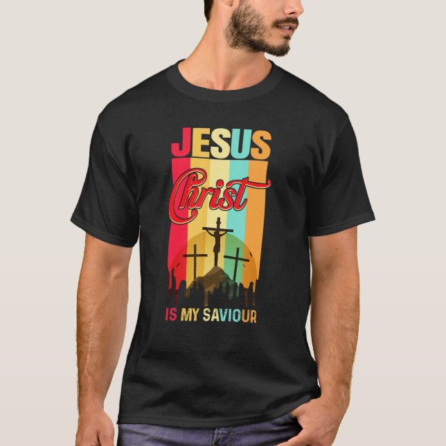 Jesus Kristus är min väktare för kristna T Shirt (Framsida)