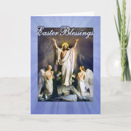 Jesus Kristus är Risen, Påsk-återuppbyggnaden Helgkort