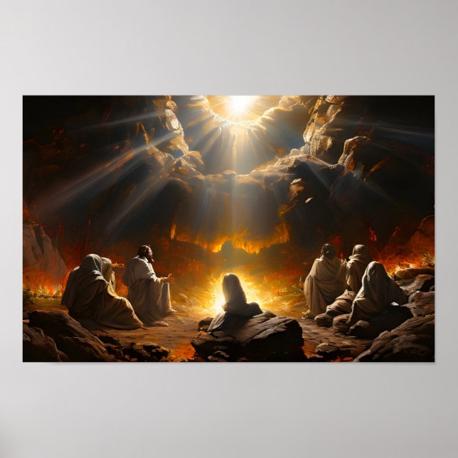 Jesus Kristus återupplivning Poster (Framsidan)