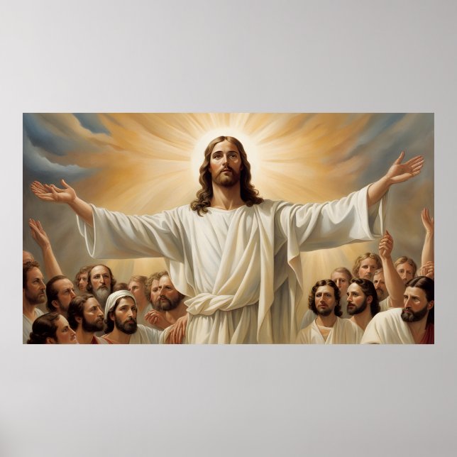 Jesus Kristus återupplivning Poster (Framsidan)