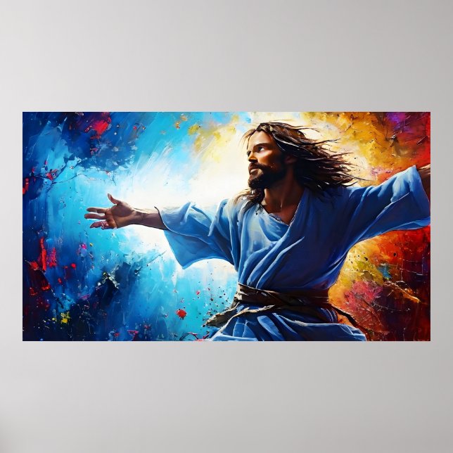 Jesus Kristus återupplivning Poster (Framsidan)