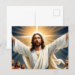 Jesus Kristus återupplivning Vykort