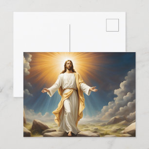 Jesus Kristus återupplivning Vykort