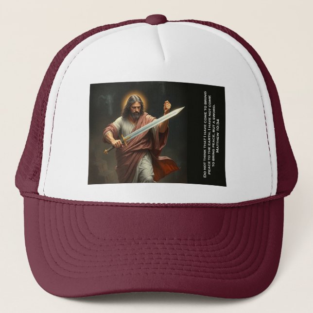 Jesus Kristus återvänder med en svärdstruckerhatt Keps (Framsida)