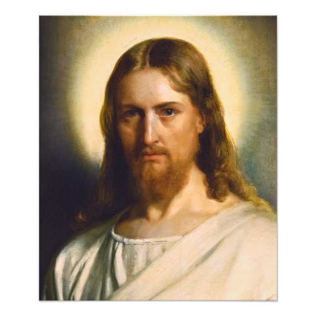 Jesus Kristus av Carl Heinrich Bloch Fototryck (Framsidan)