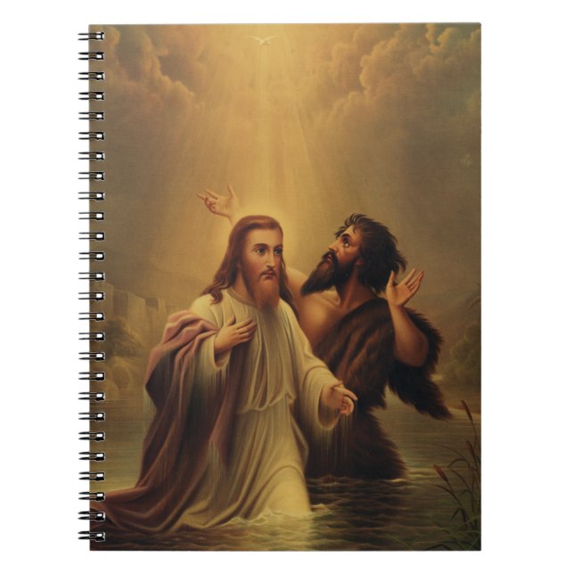 Jesus Kristus baptism Anteckningsbok (Framsidan)