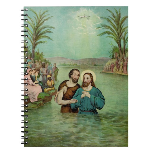 Jesus Kristus baptism Anteckningsbok (Framsidan)