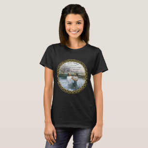 Jesus Kristus Baptism bild två T Shirt