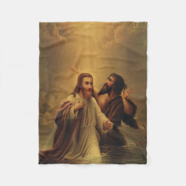 Jesus Kristus baptism Fleecefilt