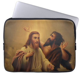 Jesus Kristus baptism Laptop Fodral