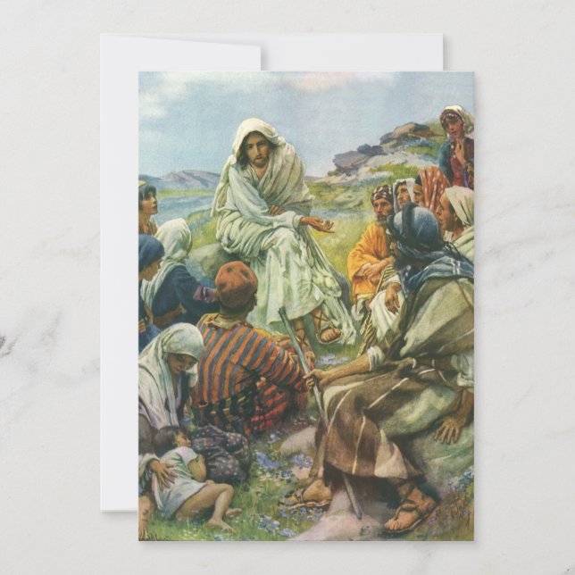 Jesus Kristus Bergspredikan, gammal religion (Framsida)