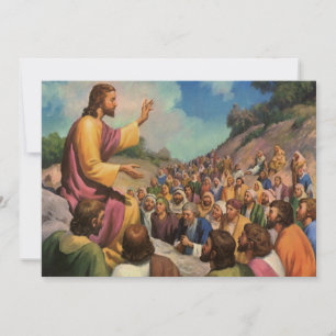 Jesus Kristus Bergspredikan, Vintage Religion Inbjudningar