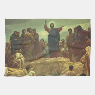 Jesus Kristus Bergspredikan, Vintage Religion Kökshandduk