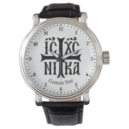 Jesus Kristus Besegrar Emblem Armbandsur