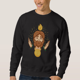 Jesus Kristus Bible Christian Kor Lång Ärmad Tröja