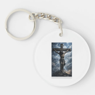 Jesus Kristus Bild Nyckelring – Elegant Kristet Gi