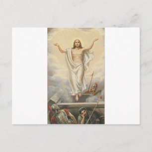 Jesus Kristus bland molnen Vykort