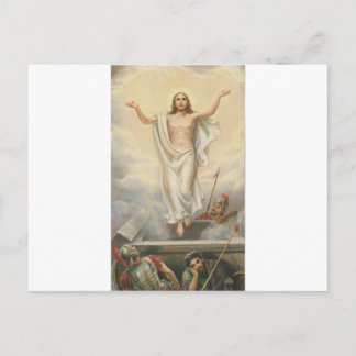 Jesus Kristus bland molnen Vykort