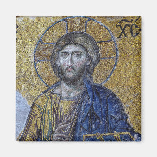 Jesus Kristus Byzantine Ortodox Christian Icon Magnet
