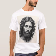 Jesus Kristus - Charcol Art Porträtt