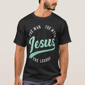 Jesus Kristus Christian Calligraphy Faith in God R T Shirt