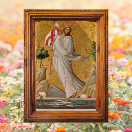 Jesus Kristus Christian Glad påsk Poster