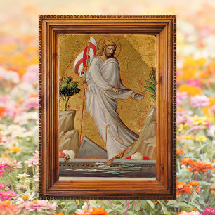 Jesus Kristus Christian Glad påsk Poster