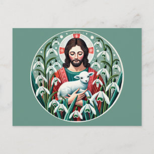 Jesus Kristus Christian Påsk Vår Vykort