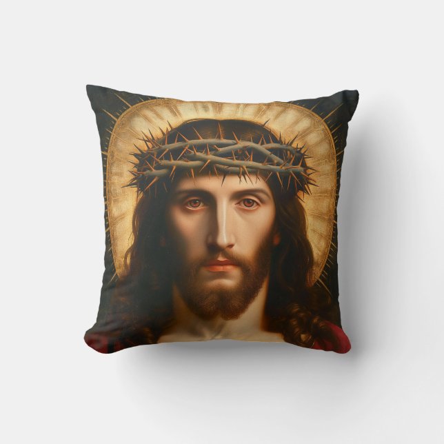 Jesus Kristus | Christian Religiösa Art Kudde (Framsida)