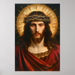 Jesus Kristus Christian Religiösa Art Poster