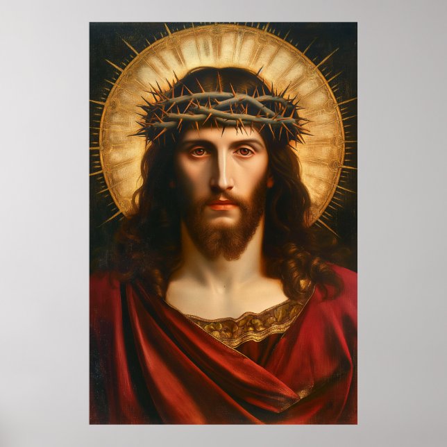 Jesus Kristus | Christian Religiösa Art Poster (Framsidan)
